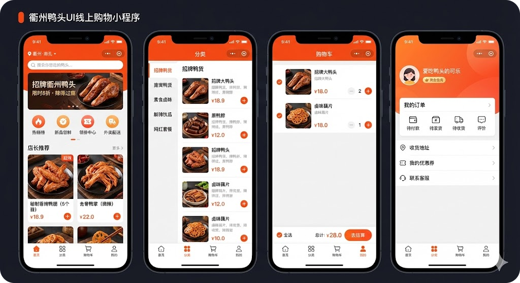 某个体户衢州鸭头小程序